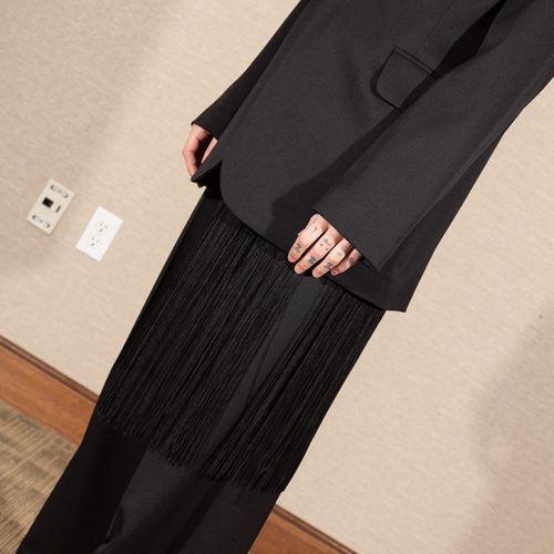 MM6 Margiela Stand Up Comedy Fringe Trouser 5